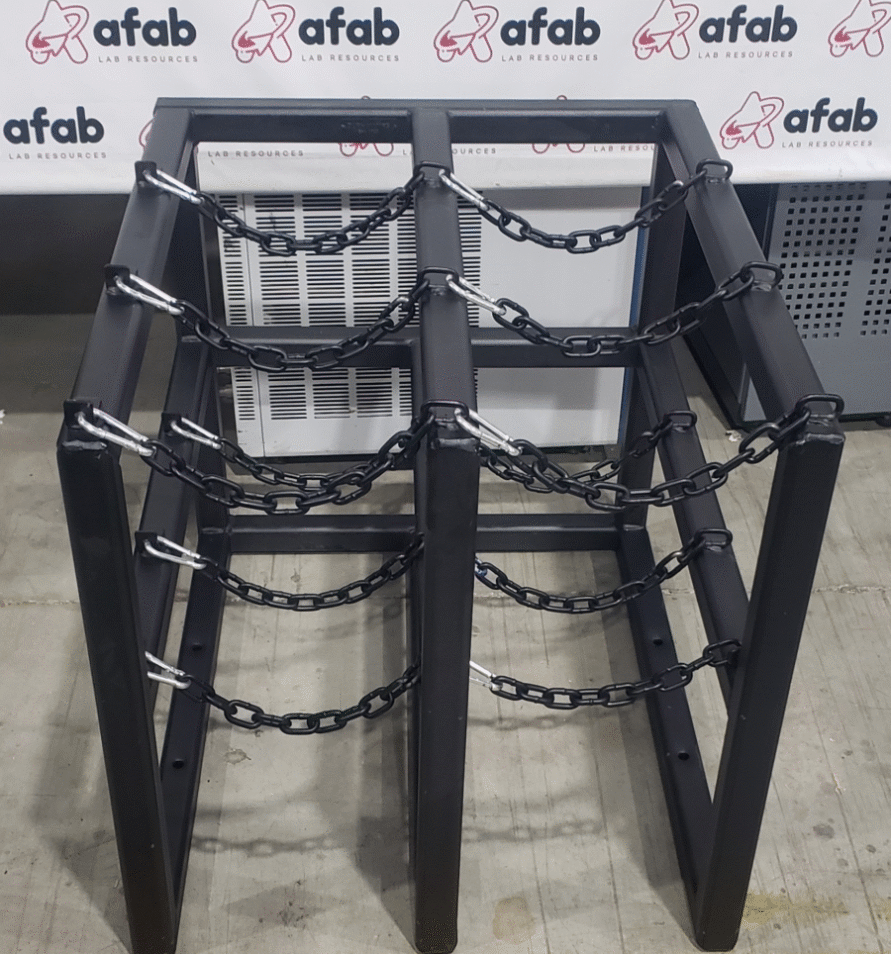 Manufacturing Vert Rack Durham GCRV-303630-08T Gas Cylinder Rack 6 Vert Cylinders
