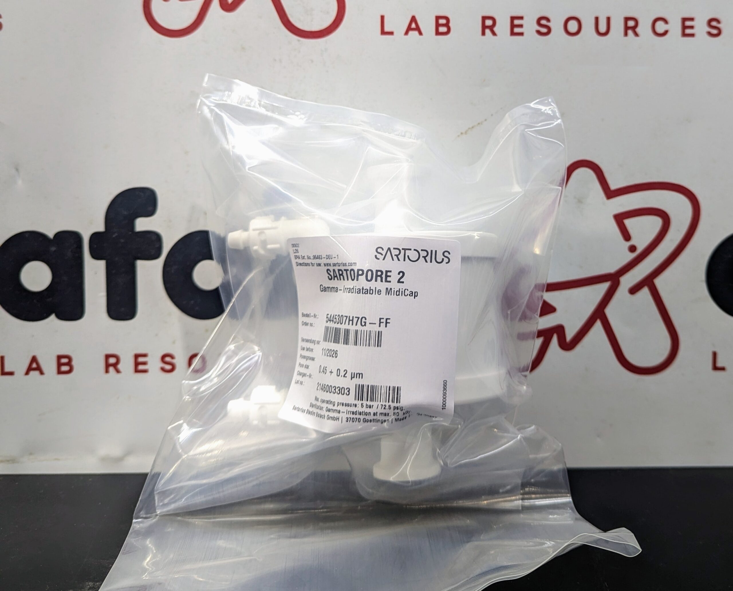 Sartorius 5445307H7G-FF Sartopore 2 Gamma Midicaps Lot of 4