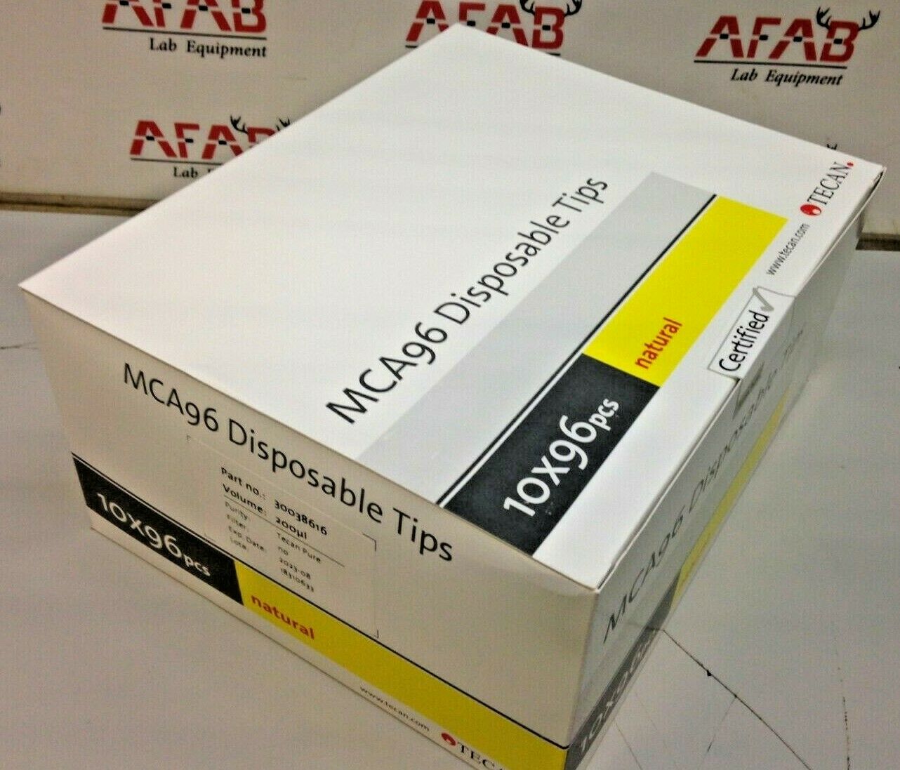 Tecan 30038616 200ul MCA96 Nested Disposable Tips - AFAB Lab Resources